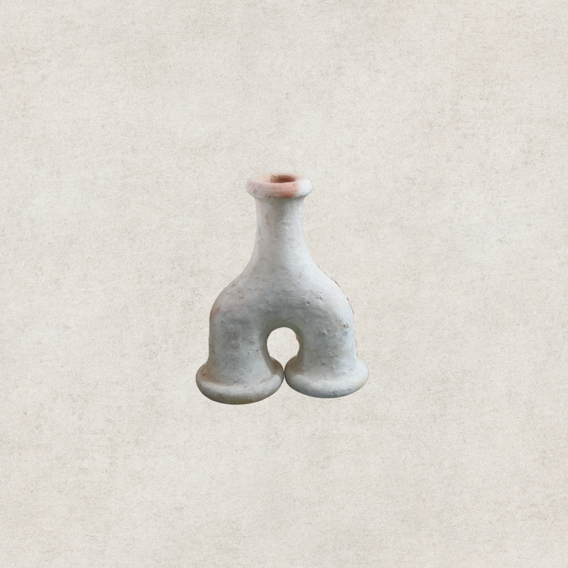 Unglazed Tamegroute Candle Holder V9