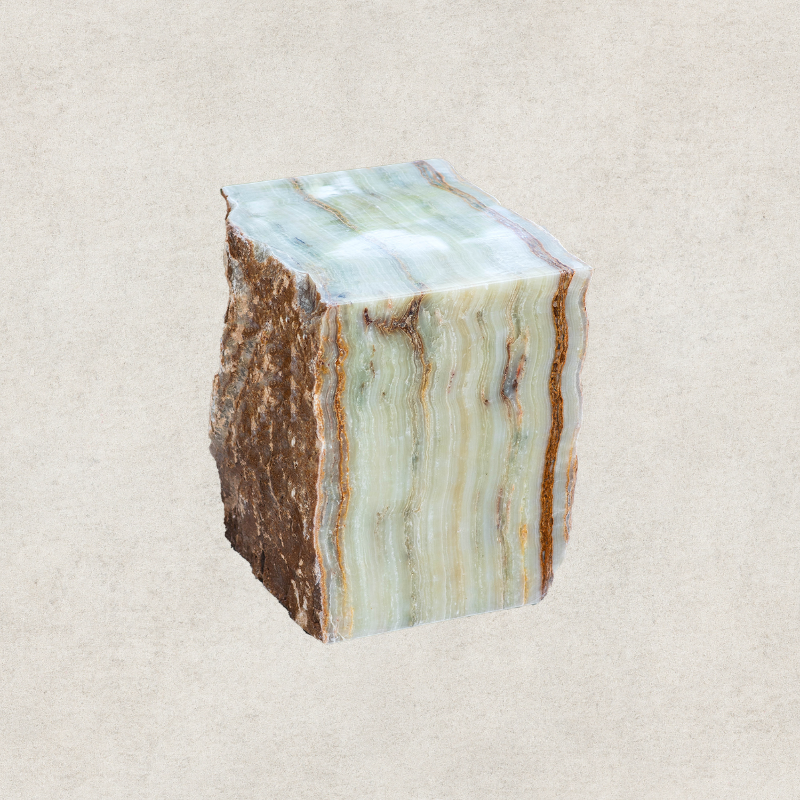 Green Onyx - Solid Stool