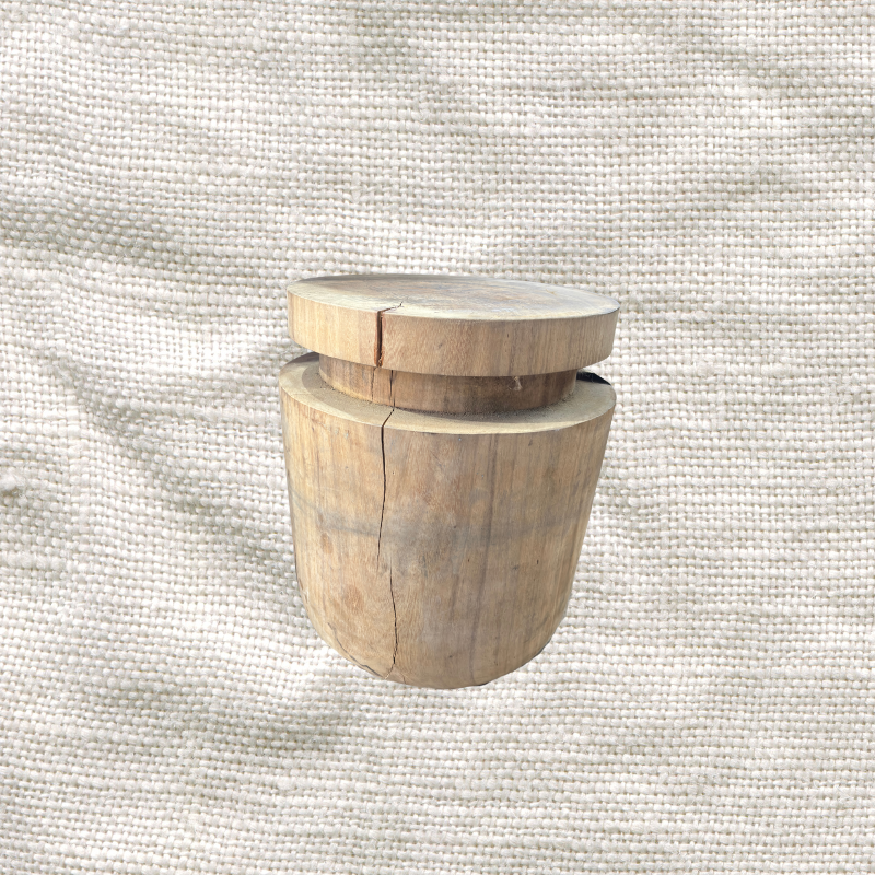Indented Meh Wood Stool