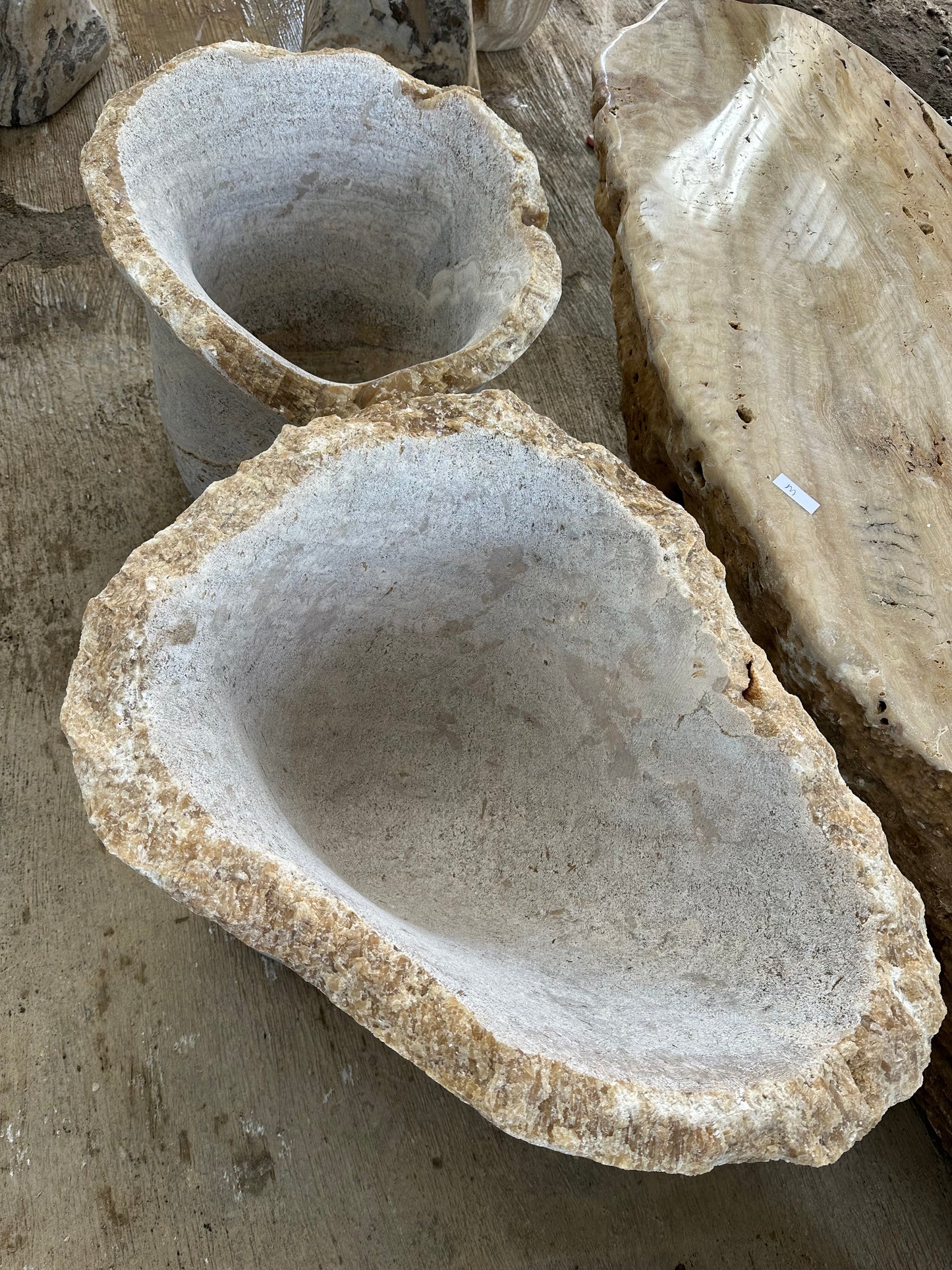 White Onyx Pot
