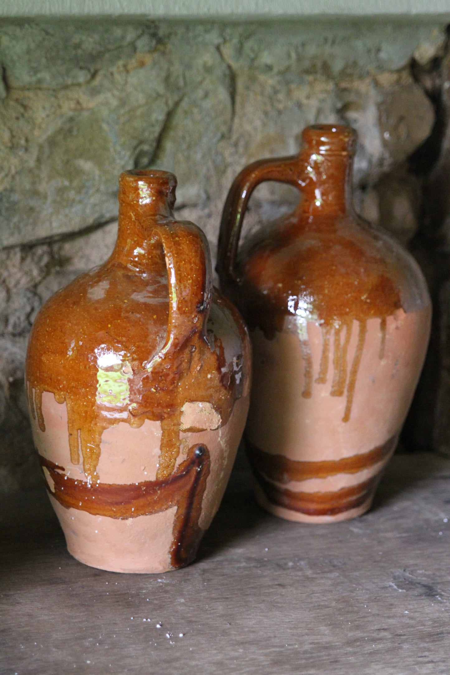 Olive & Amber Water Jug