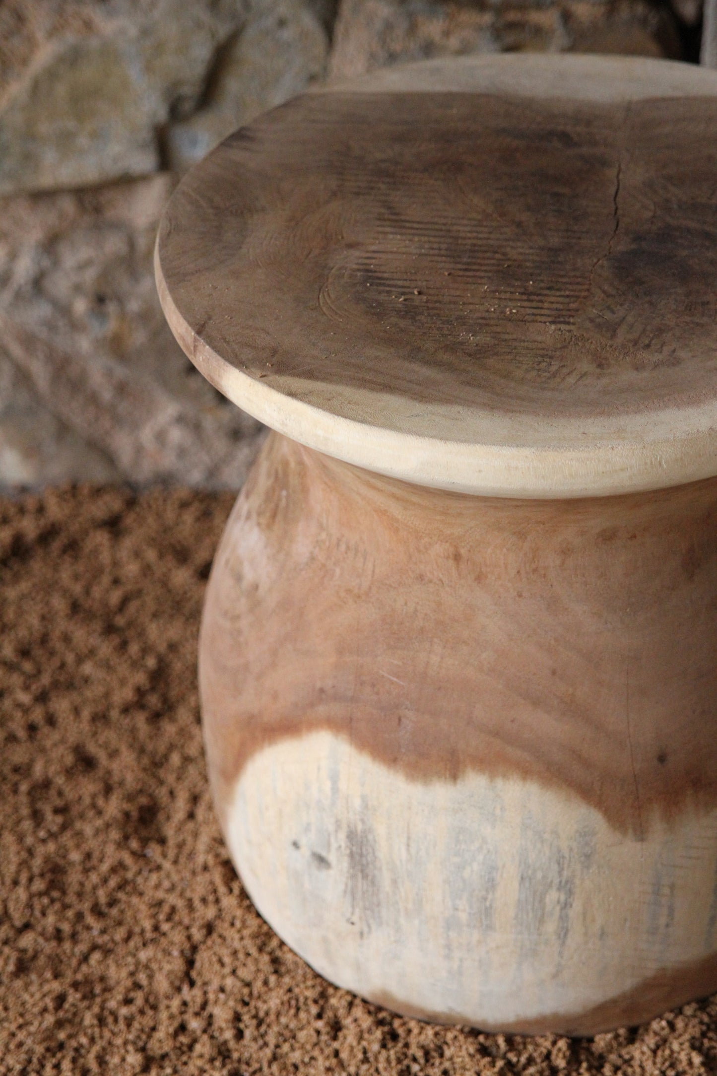 Stool Baru Meh Wood Stool