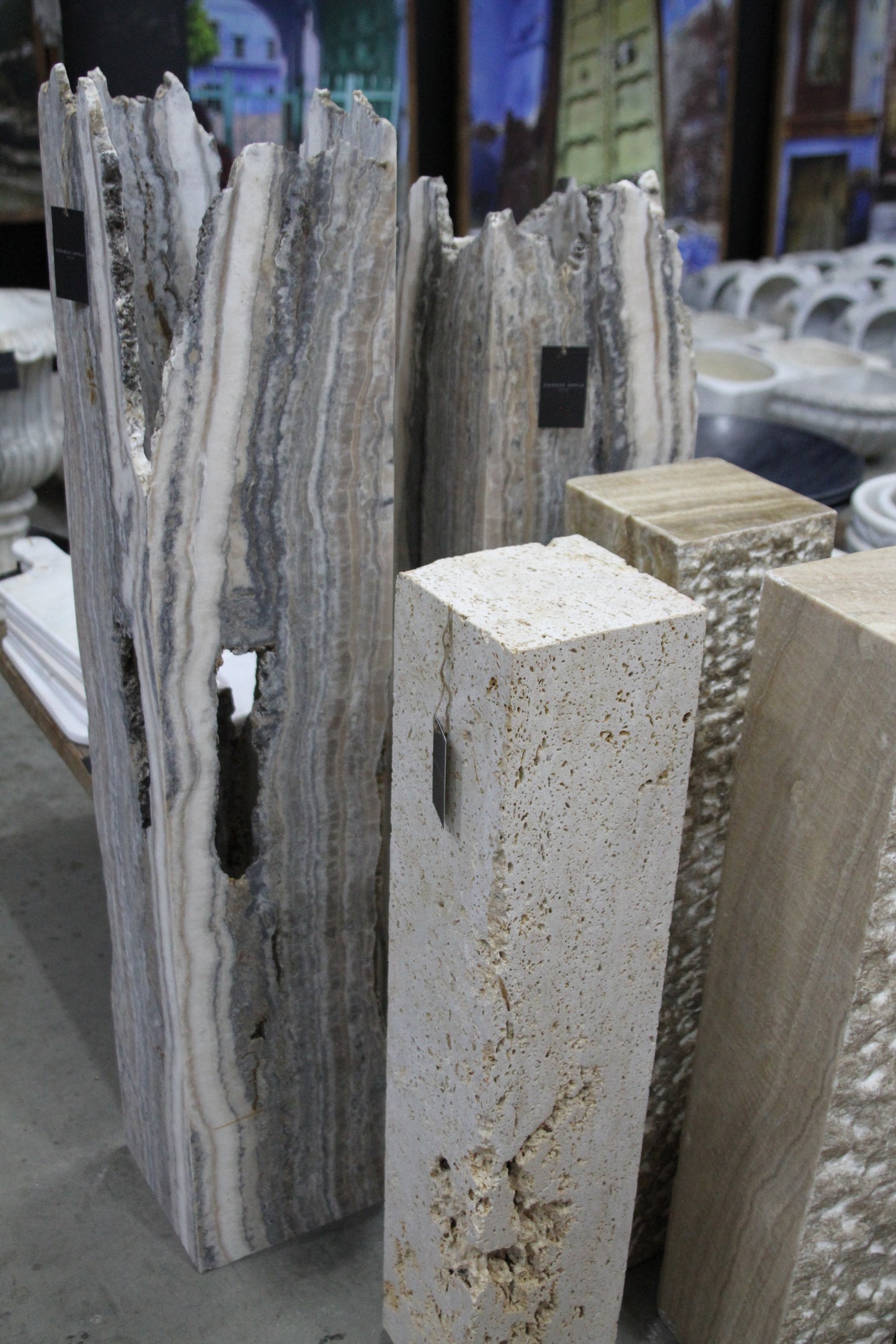 Travertine Plinth