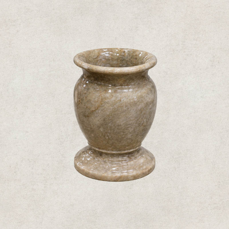 Tall Honey Onyx Vase