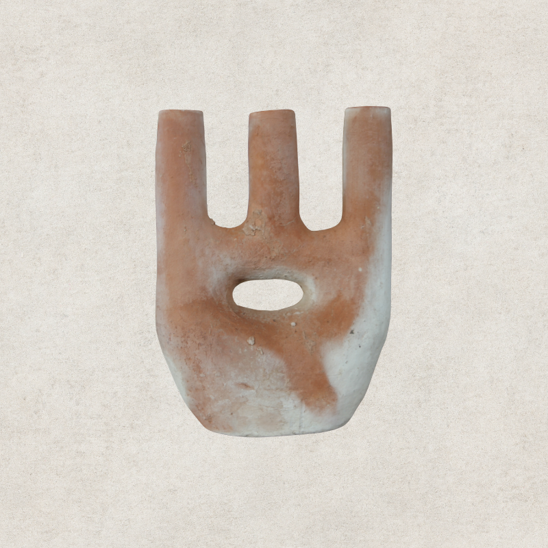 Unglazed Tamegroute Candle Holder V12