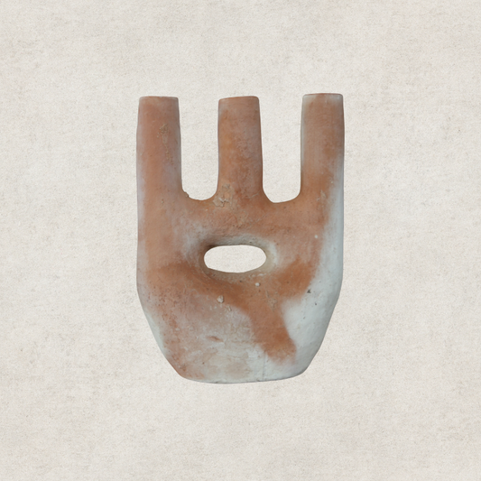 Unglazed Tamegroute Candle Holder V12