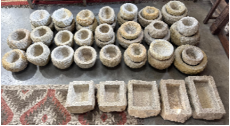 Rough Stone Planter Dia 22-38x14-22cm