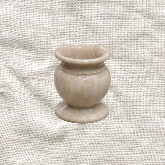 Short Honey Onyx Vase