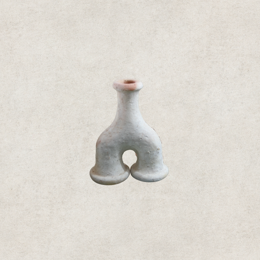 Unglazed Tamegroute Candle Holder V9