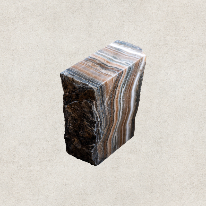 Black Lapis Onyx - Solid Stool