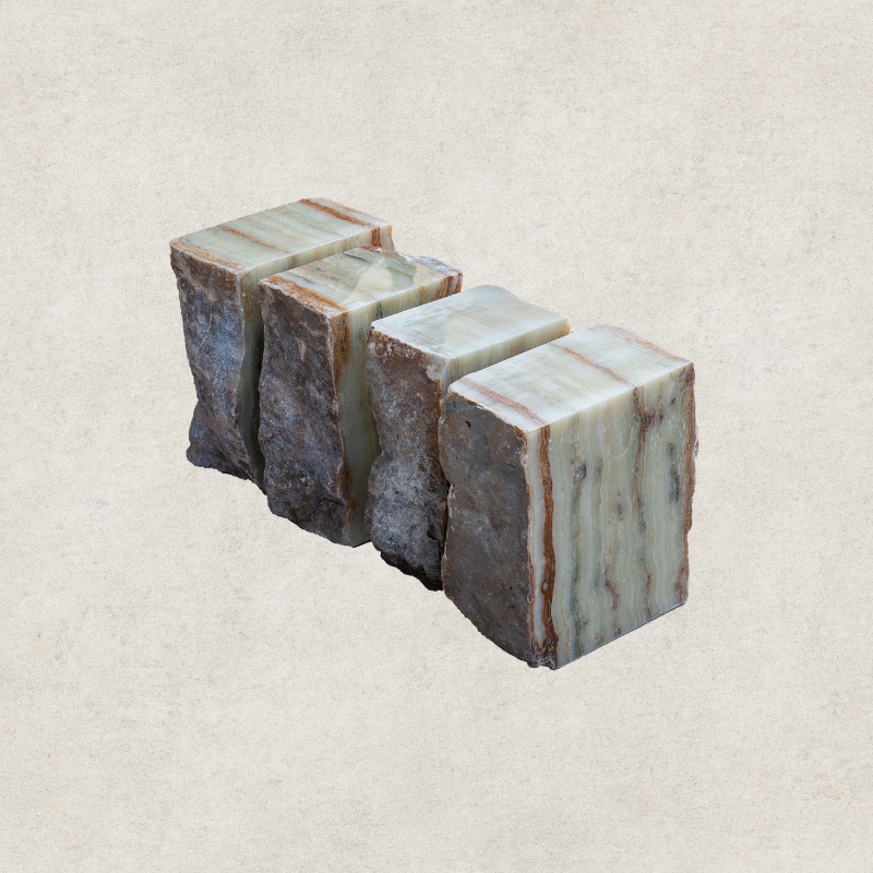 Green Onyx - Solid Stool
