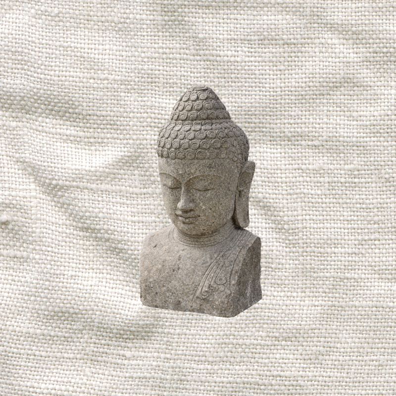 Buddha Bust – Natural Stone