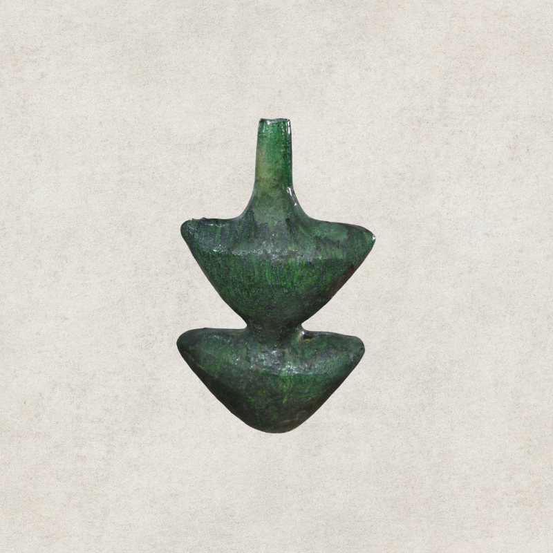 Glazed Tamegroute Candle Holder V14