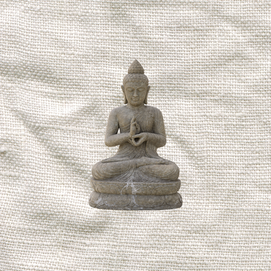 Seated Buddha – Natural Green