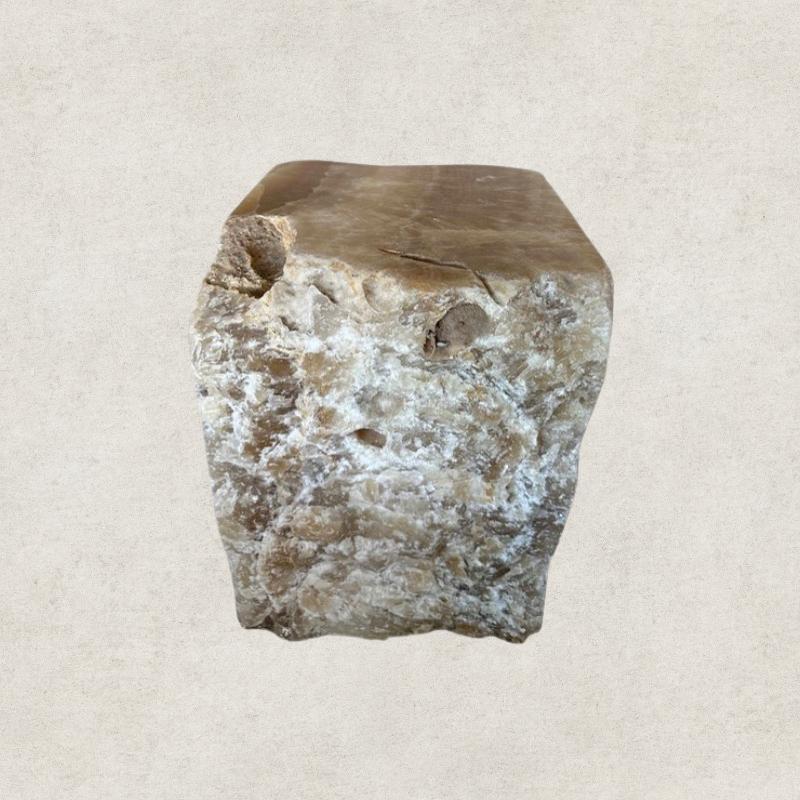 Amber Onyx Solid Side Table