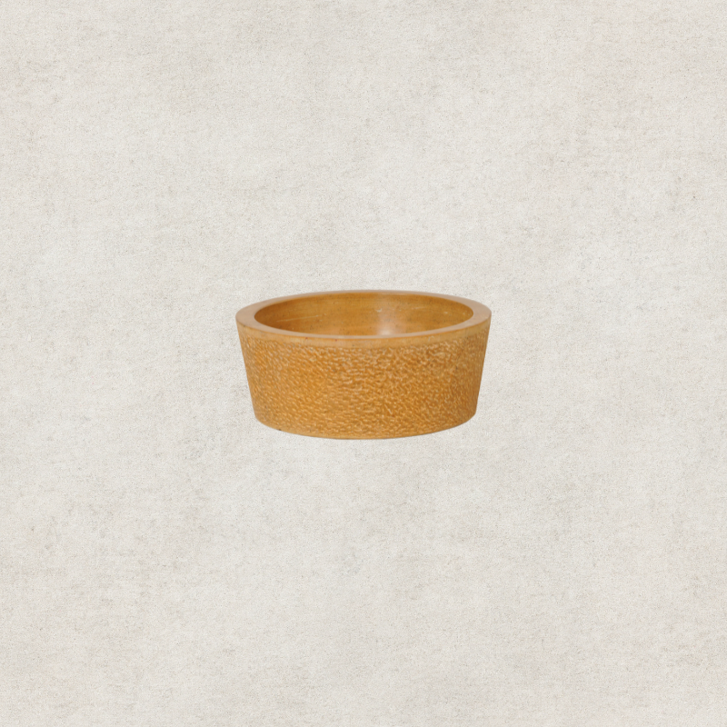 Mustard Stone Round Basin 36x36x14cm