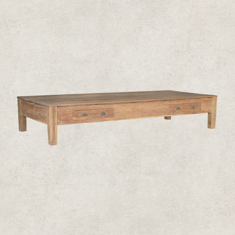 Old Teak Table 275x123x50cm