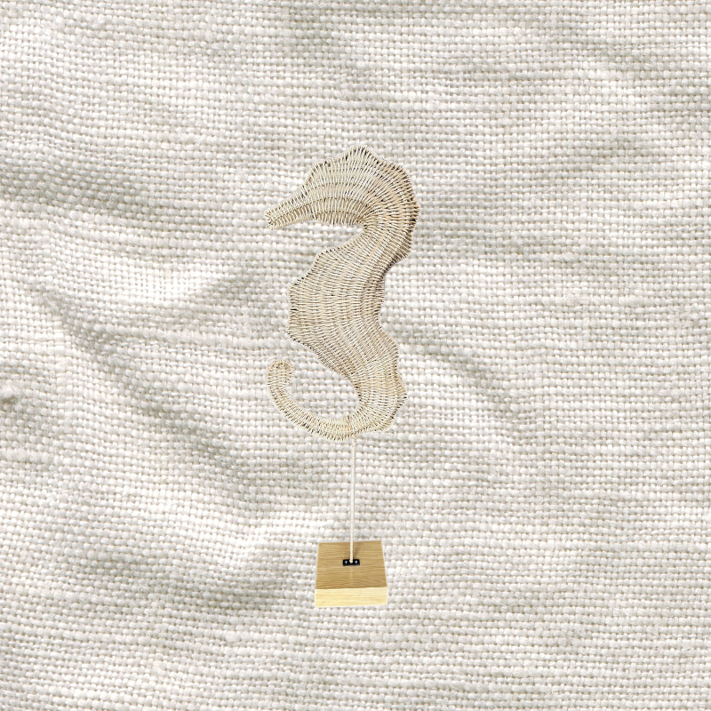 Seahorse Table Decor 30x30x60cm