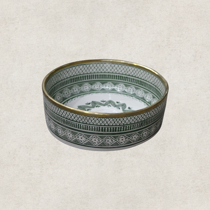 Ceramic Basin with Copper