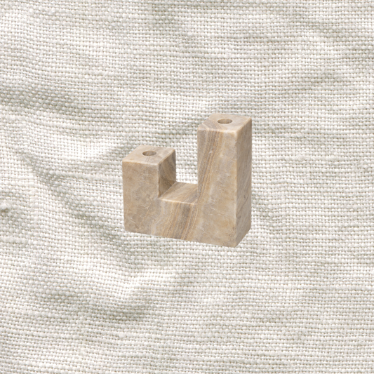 Amber Onyx Candle Holder – Smooth