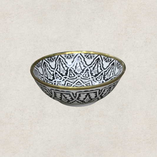 Ceramic Basin with Copper