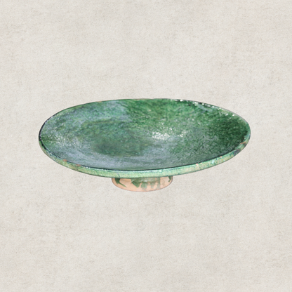 Green Glazed Tamegroute Plate