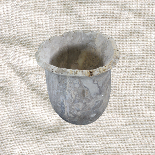 Matte White Onyx Pot