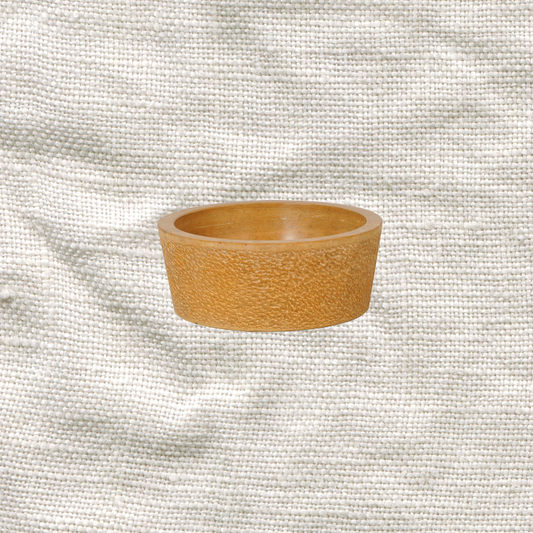 Mustard Stone Round Basin 36x36x14cm