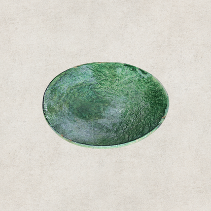 Green Glazed Tamegroute Plate