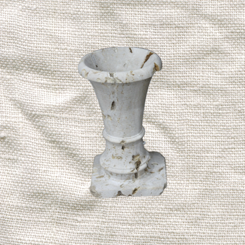 Vintage Onyx Pillar Vase