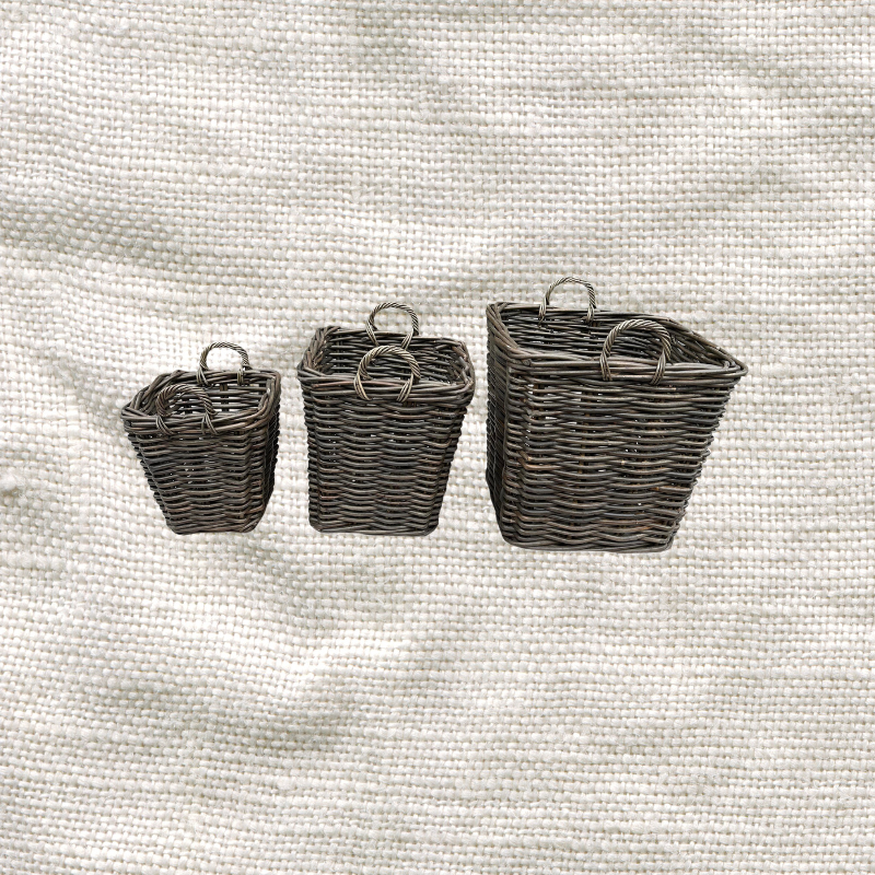 Jungle Grey Square Basket 40x40x40cm