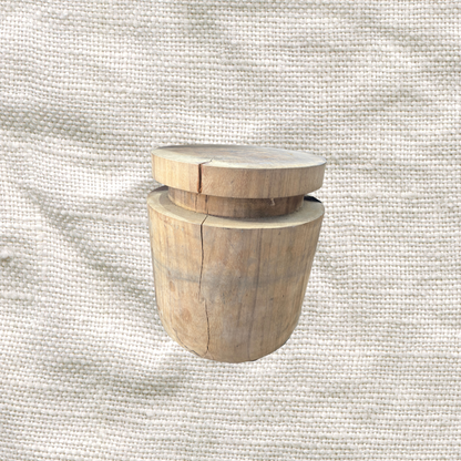 Indented Meh Wood Stool