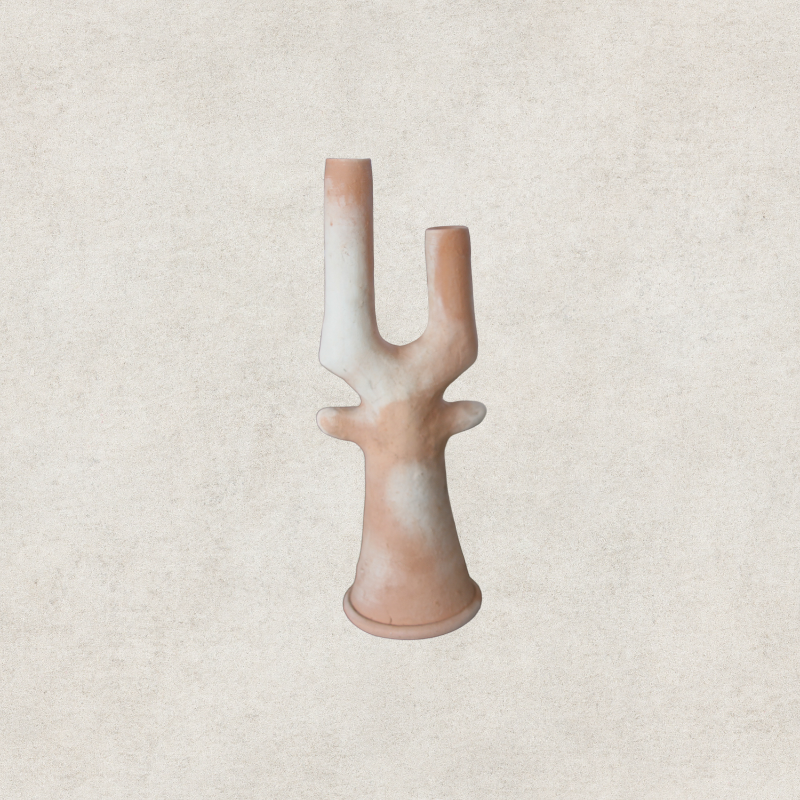 Unglazed Tamegroute Candle Holder V8