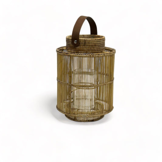 Bamboo lantern Float Bot Natural 30x30x45cm