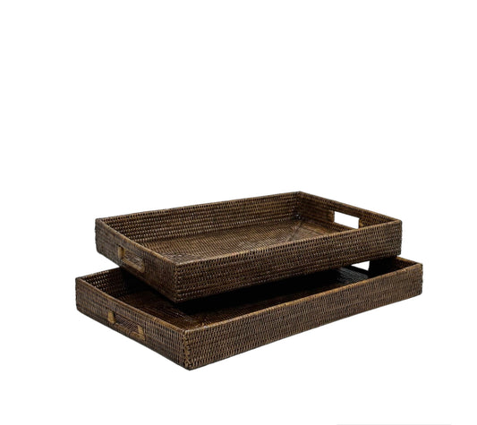 Rattan Rect Tray Medium 64x40x8cm