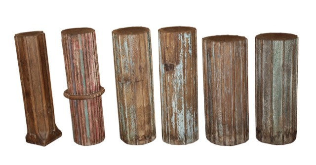 Column-Style Candle Stands 20x20x61cm