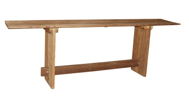 Minimalist Reclaimed Wood Server 214x41x71cm