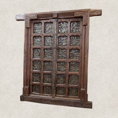Brass Inlay Entrance Door