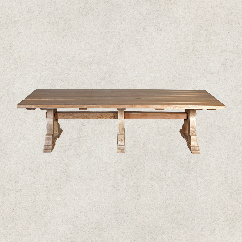 Slatted Teak Dining Table