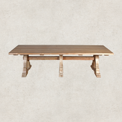 Slatted Teak Dining Table
