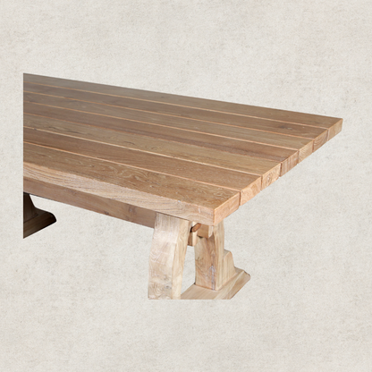Slatted Teak Dining Table