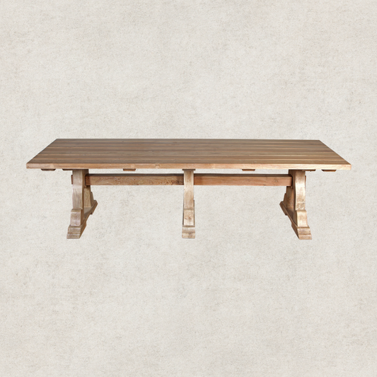 Slatted Teak Dining Table