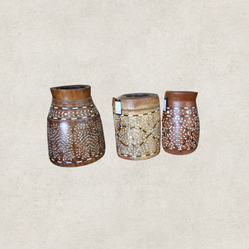 Wooden Pot Large