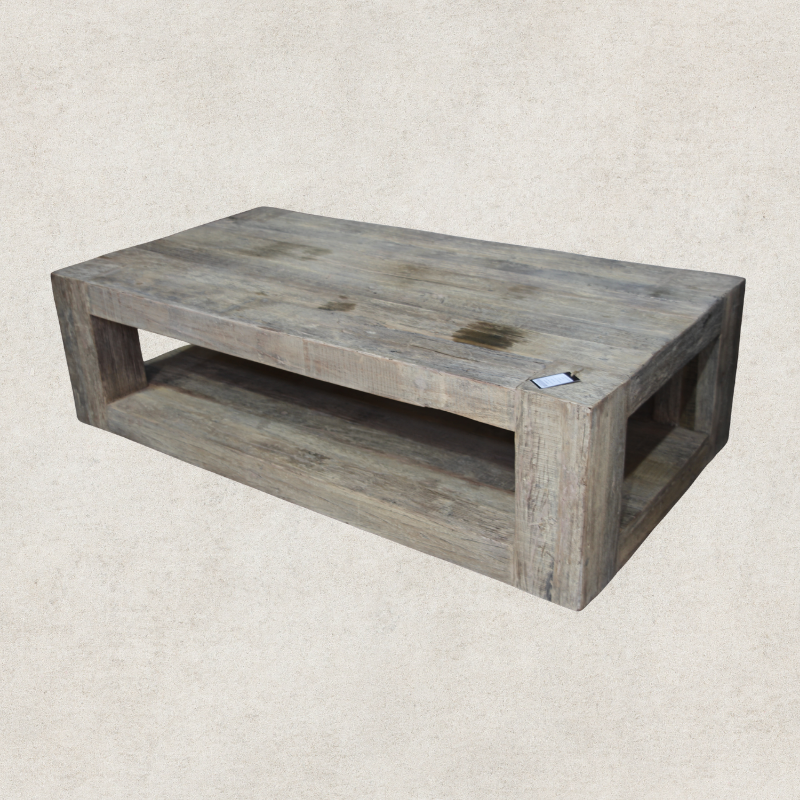 Rustic Cube Coffee Table