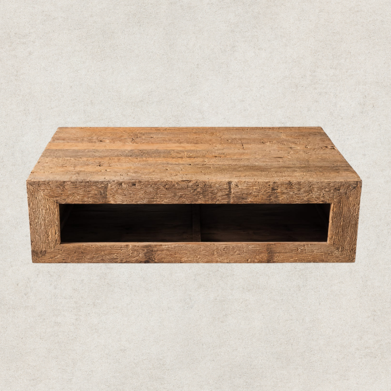 Rustic Cube Coffee Table
