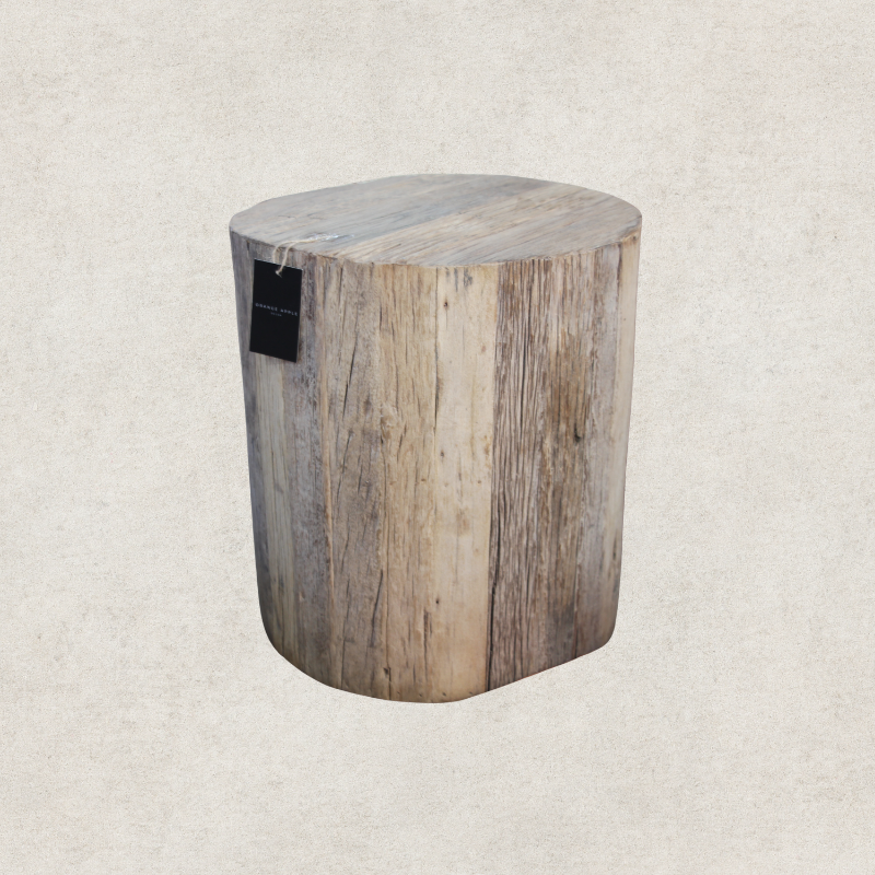 Rustic Side Table - Round