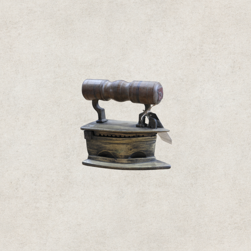 Vintage Brass Press Door Stopper